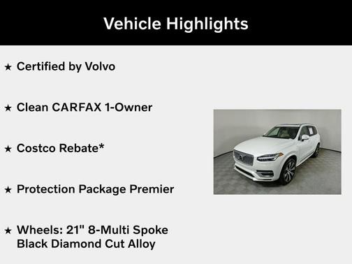 2024 Volvo XC90 Recharge Plug-In Hybrid T8 Plus Bright Theme 7-Seater
