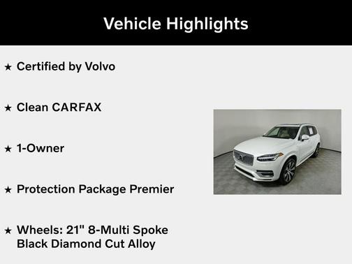 2024 Volvo XC90 Recharge Plug-In Hybrid T8 Plus Bright Theme 7-Seater