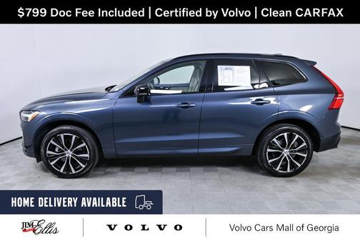 Denim Blue Metallic 2023 Volvo XC60 B5 Plus Dark Theme