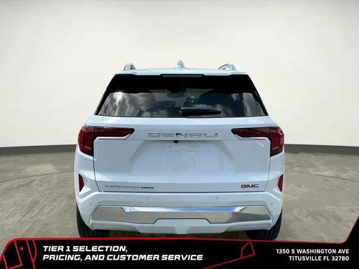 Glacier White Tricoat 2026 GMC Terrain Denali