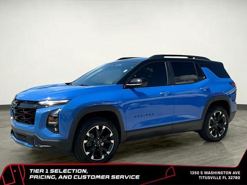 Reef Blue Metallic 2025 Chevrolet Equinox FWD RS