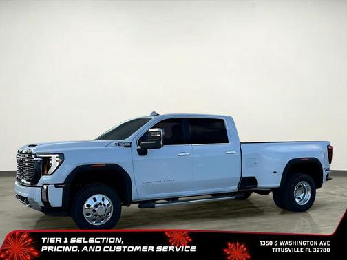Glacier White Tricoat 2026 GMC Sierra 3500 Denali
