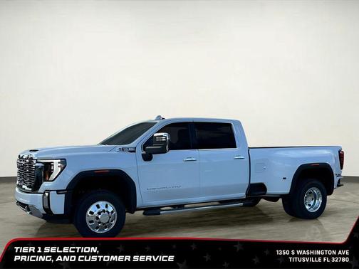 Glacier White Tricoat 2026 GMC Sierra 3500 Denali