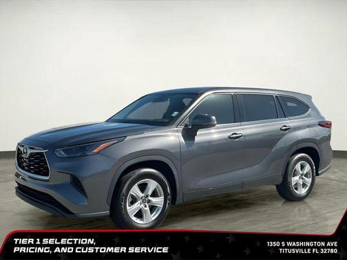 Magnetic Gray Metallic 2022 Toyota Highlander L