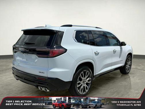 Glacier White Tricoat 2026 GMC Acadia Denali
