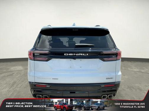 Glacier White Tricoat 2026 GMC Acadia Denali
