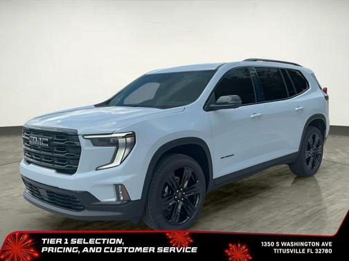 Glacier White Tricoat 2026 GMC Acadia Elevation FWD