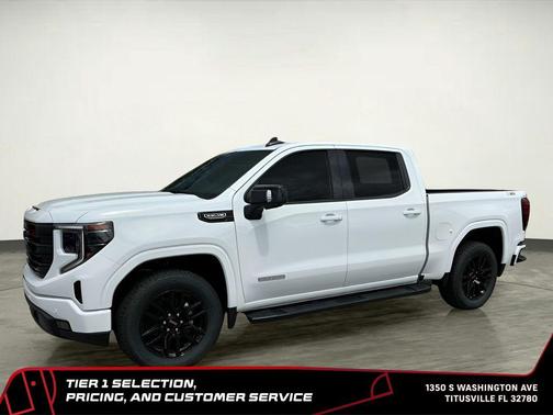Summit White 2026 GMC Sierra 1500 Elevation