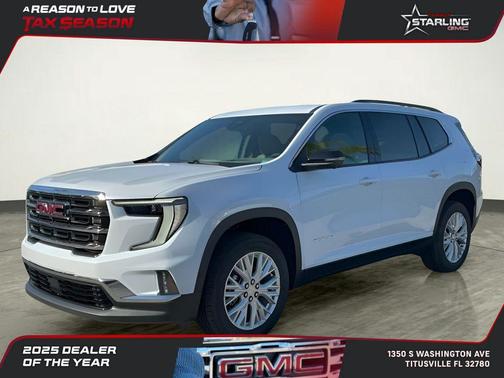 Glacier White Tricoat 2026 GMC Acadia Elevation FWD