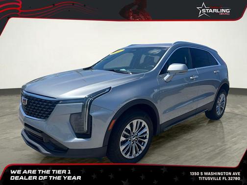 Argent Silver Metallic 2024 Cadillac XT4 Premium Luxury