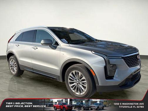Argent Silver Metallic 2024 Cadillac XT4 Premium Luxury