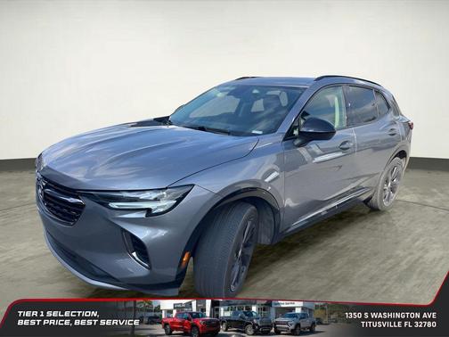 Satin Steel Metallic 2021 Buick Envision FWD Essence