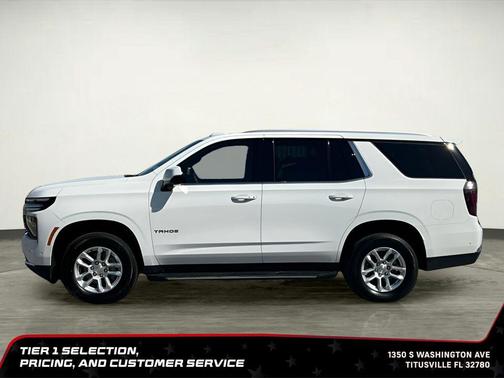 Summit White 2025 Chevrolet Tahoe LT
