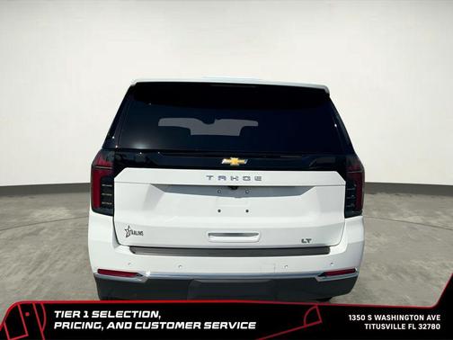 Summit White 2025 Chevrolet Tahoe LT