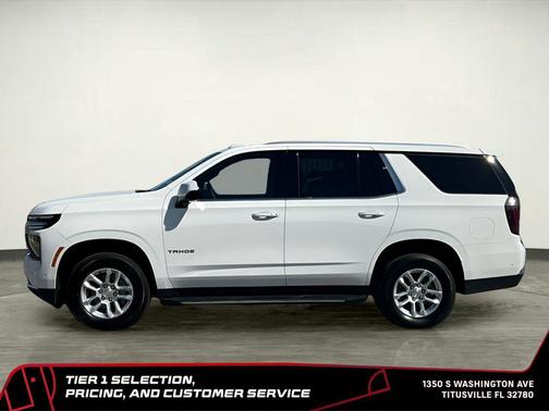 Summit White 2025 Chevrolet Tahoe LT