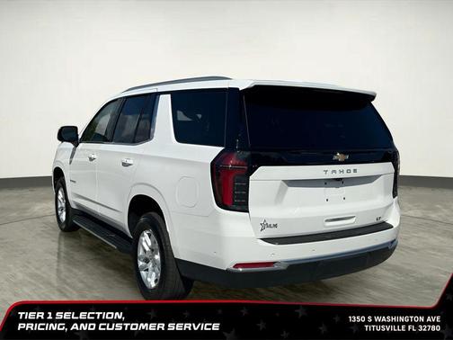 Summit White 2025 Chevrolet Tahoe LT