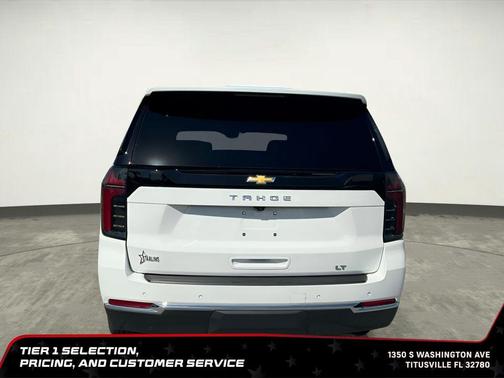 Summit White 2025 Chevrolet Tahoe LT