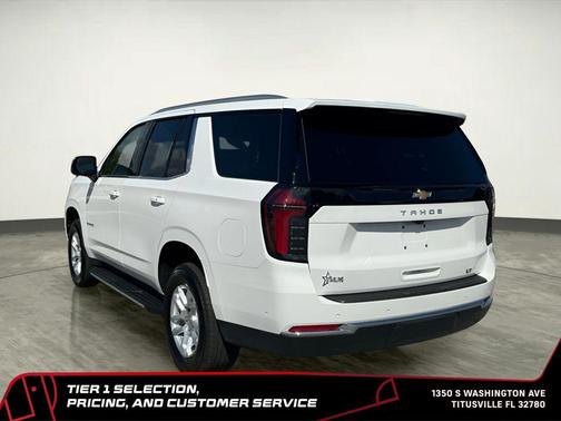 Summit White 2025 Chevrolet Tahoe LT