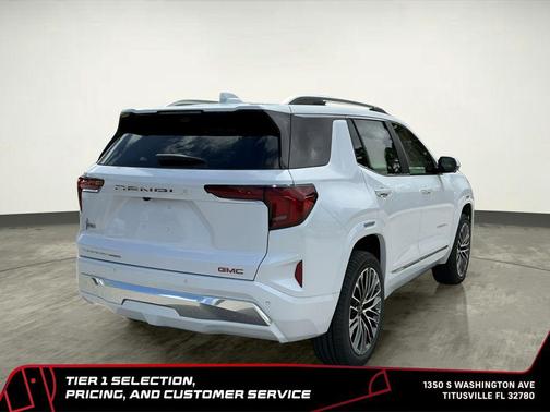 Glacier White Tricoat 2026 GMC Terrain Denali