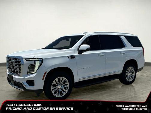 Summit White 2025 GMC Yukon Denali