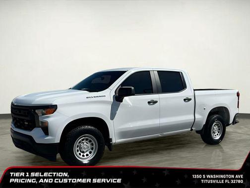 Summit White 2023 Chevrolet Silverado 1500 WT