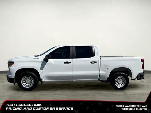 Summit White 2023 Chevrolet Silverado 1500 WT
