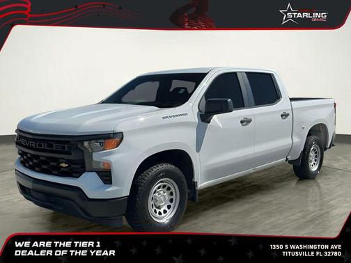 Summit White 2023 Chevrolet Silverado 1500 WT
