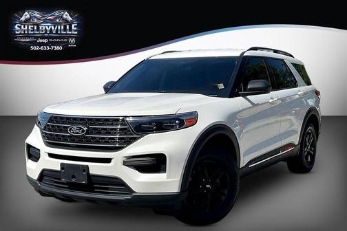 White Metallic 2022 Ford Explorer XLT