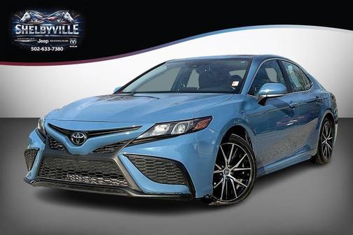 Blue 2024 Toyota Camry SE