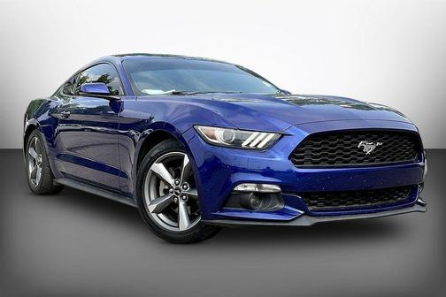 Blue Metallic 2016 Ford Mustang EcoBoost Premium