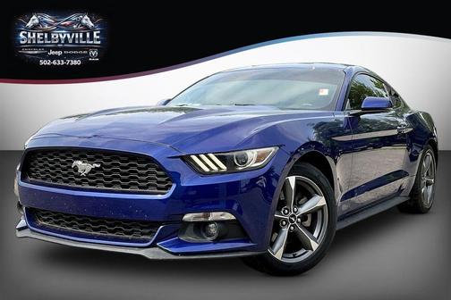Blue Metallic 2016 Ford Mustang EcoBoost Premium
