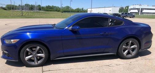 Blue Metallic 2016 Ford Mustang EcoBoost Premium