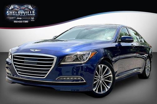 Ibiza Blue 2016 Hyundai Genesis 3.8