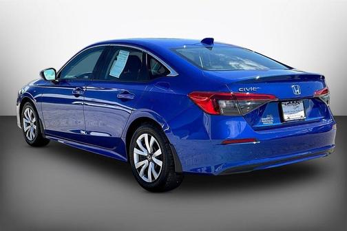 Blue 2024 Honda Civic LX
