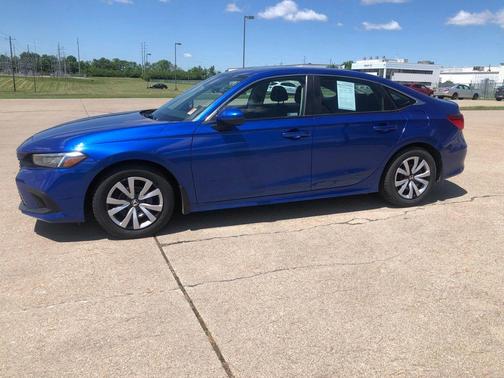 Blue 2024 Honda Civic LX