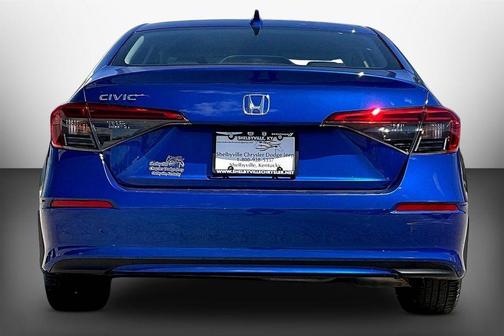 Blue 2024 Honda Civic LX
