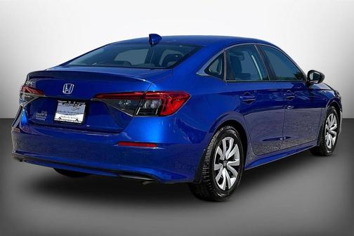 Blue 2024 Honda Civic LX