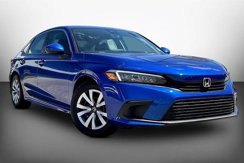 Blue 2024 Honda Civic LX