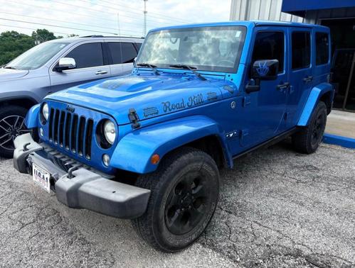Hydro Blue Pearl 2015 Jeep Wrangler Unlimited Sahara