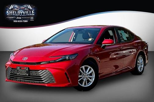 Red 2025 Toyota Camry LE