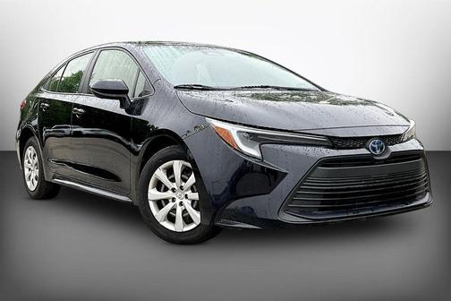 Midnight Black Metallic 2023 Toyota Corolla Hybrid LE