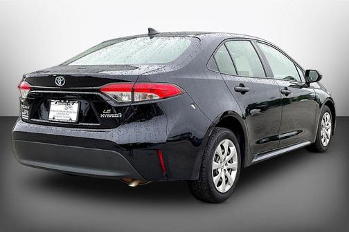 Midnight Black Metallic 2023 Toyota Corolla Hybrid LE