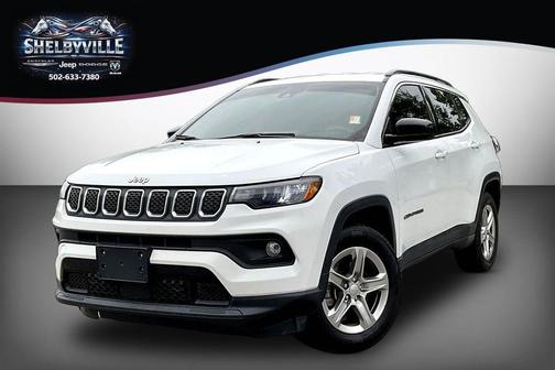 Bright White Clearcoat 2023 Jeep Compass Latitude
