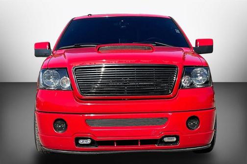 Red 2008 Ford F-150 Lariat SuperCab