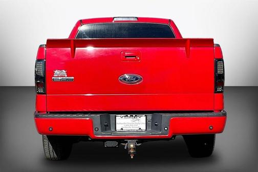 Red 2008 Ford F-150 Lariat SuperCab