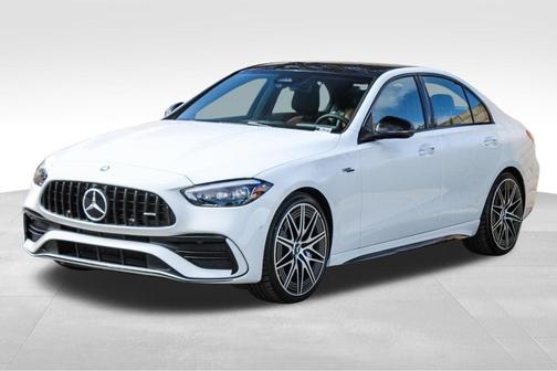 Polar White 2026 Mercedes-Benz AMG C 43 Base 4MATIC