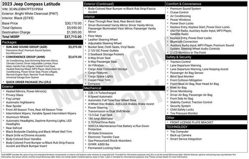 2023 Jeep Compass Latitude