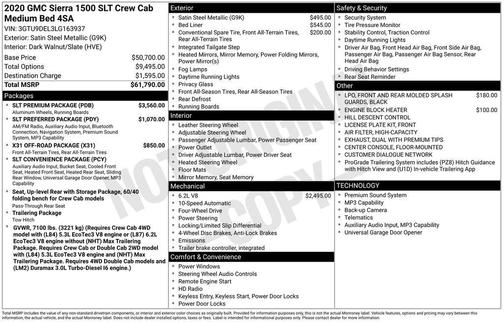 2020 GMC Sierra 1500 SLT