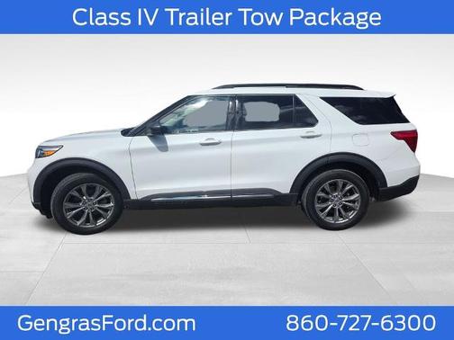 STAR WHITE MET TRI-COAT 2022 Ford Explorer XLT