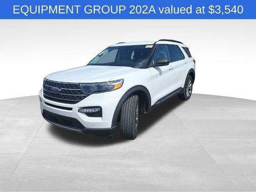 STAR WHITE MET TRI-COAT 2022 Ford Explorer XLT